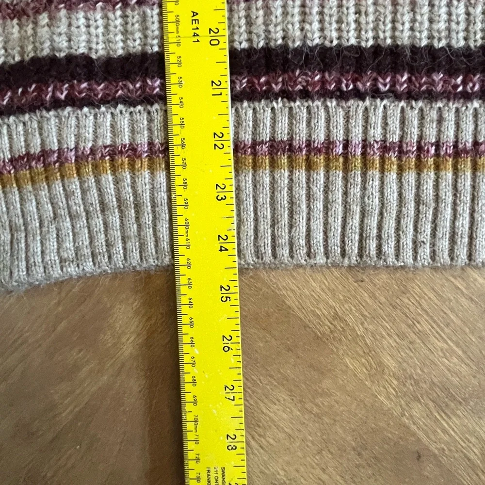 Old Navy Striped Chunky Knit Sweater | Size L Tall
